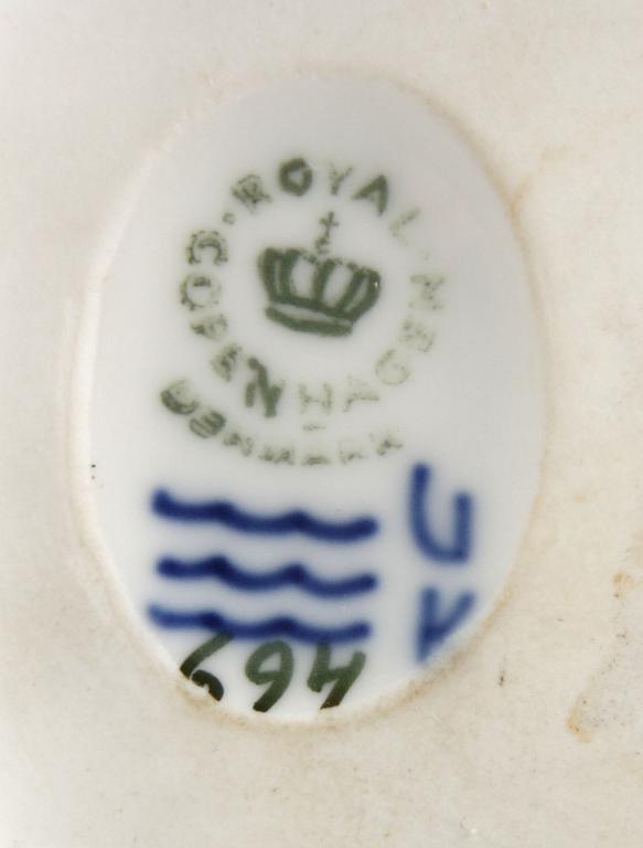 FIGURINER, 2 st, porslin, Royal Copenhagen.