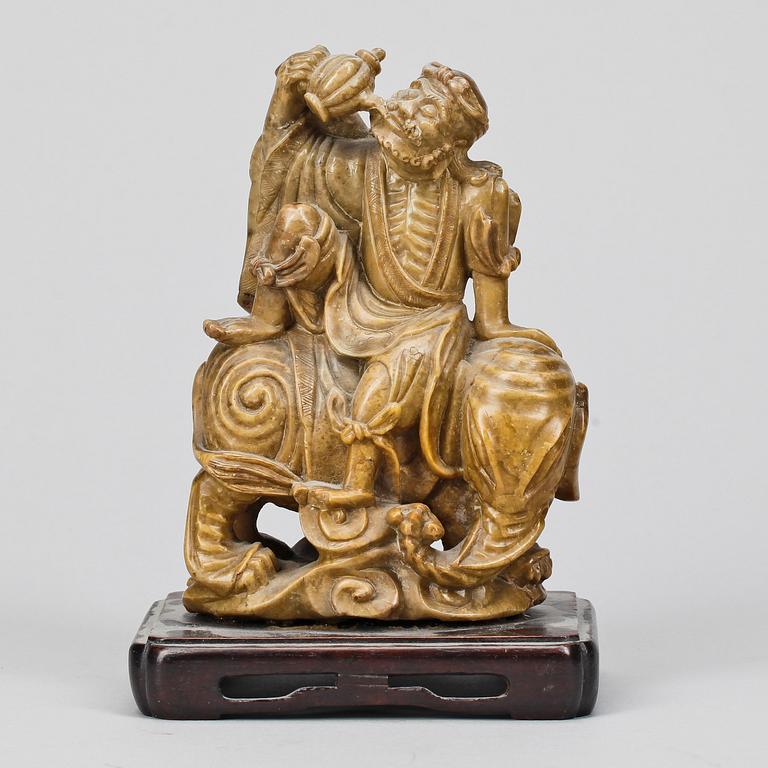 SKULPTUR, sten, Kina, 1800/1900-tal.