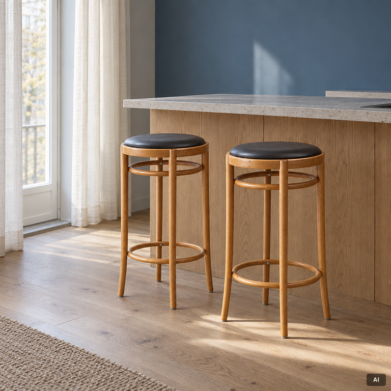 Six 'Josefin' bar stools, Gemla Fabrikers AB, 2008.