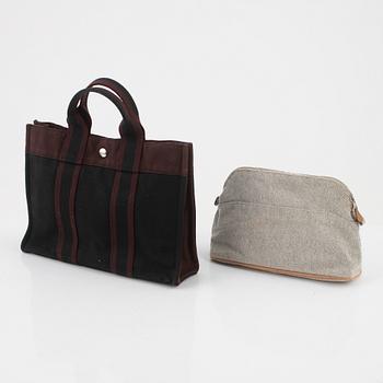 Hermès, a 'Fourre Tout PM' bag and a toilet bag.