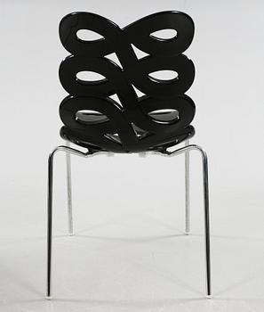 Four late 20th century "Diva" chairs designed by Gino Carollo for Ciacci Kreaty.