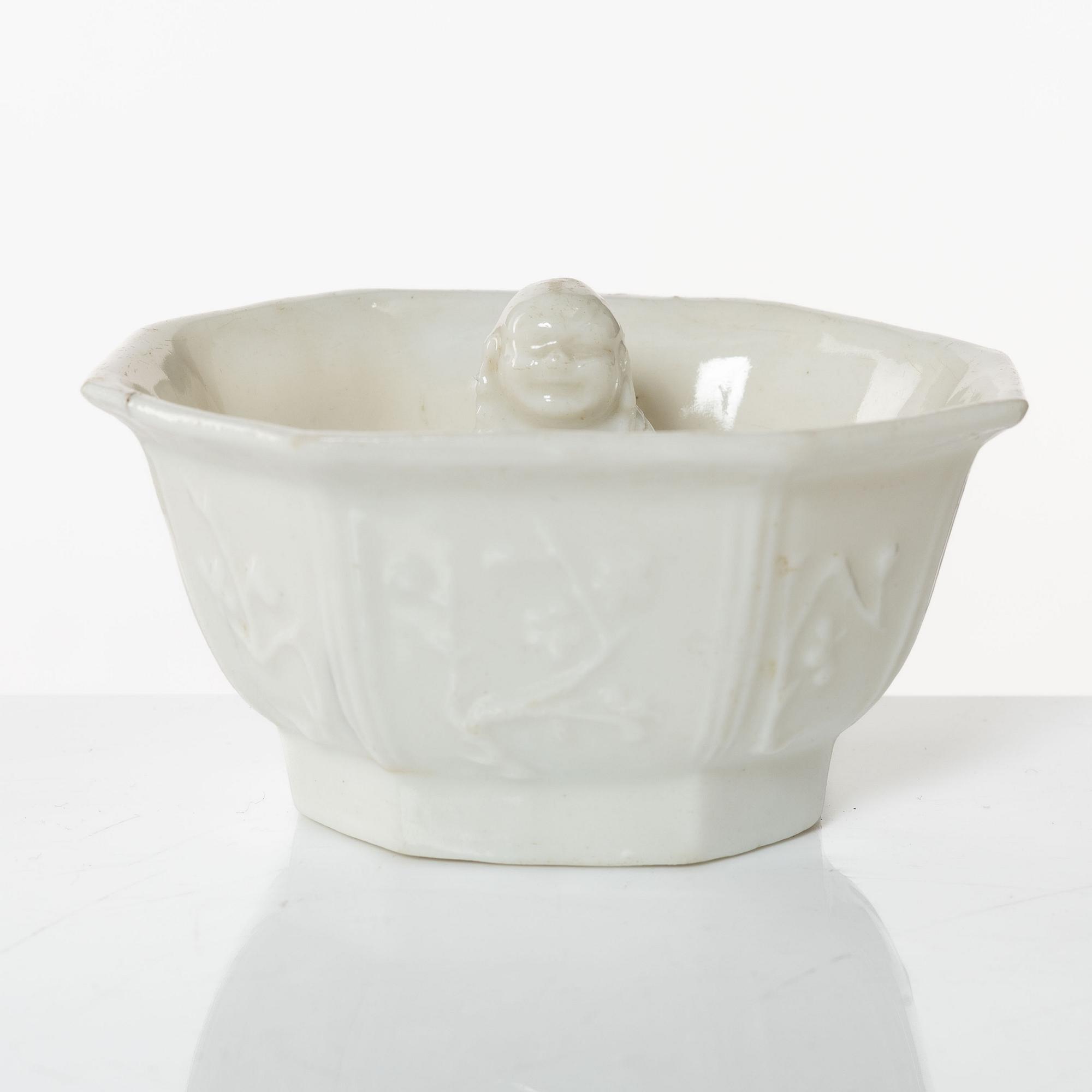 A blanc de chine wine cup, Qing dynasty, Kangxi (1662-1722).