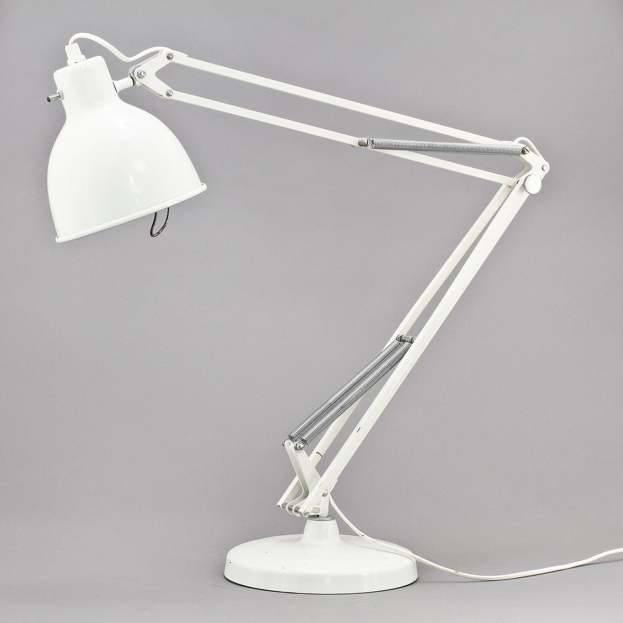 BORDSLAMPA, "L1", Jacob Jacobsen, Luxor, ursprungligen formgiven 1937.