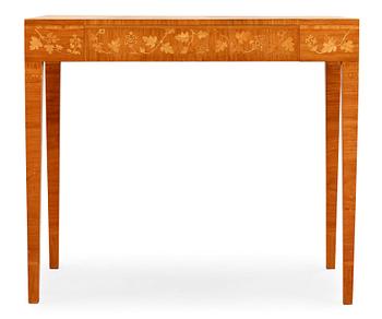 469. A Carl Malmsten marquetry table, Svensk Hemslöjd, Sweden 1937.