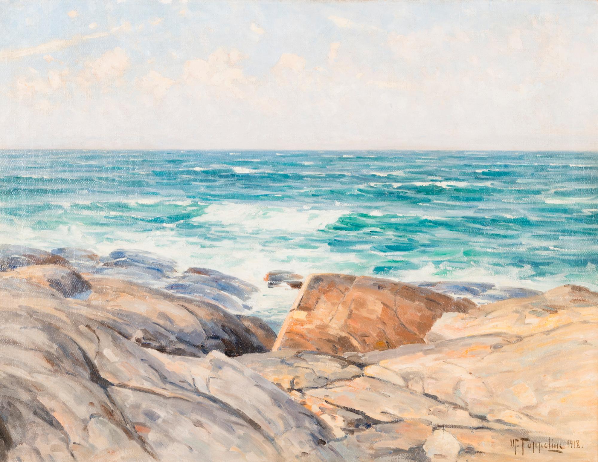 WOLDEMAR TOPPELIUS, oil on canvas, signed and dated 1918.