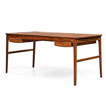 269. Ole Wanscher, a palisander desk, AJ Iversen Denmark, 1950-60´s.