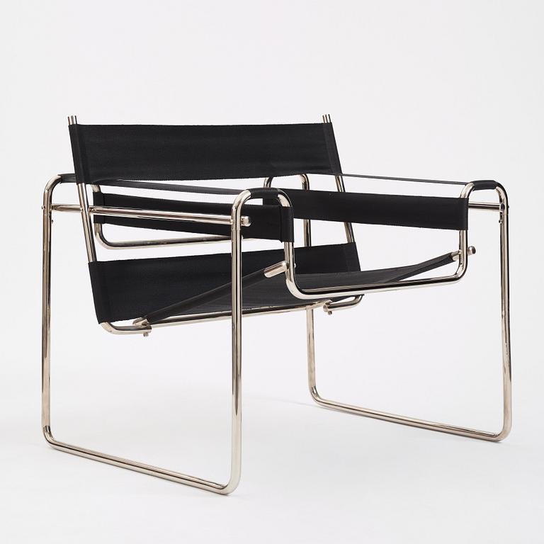 Marcel Breuer, fåtölj, första versionen av modell "B3", Standard Möbel, Tyskland ca 1926-1927.