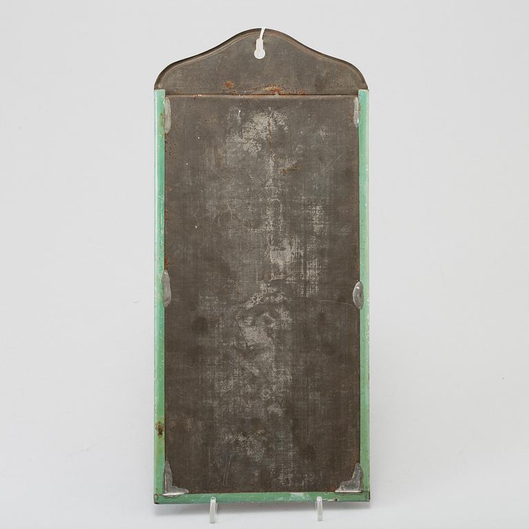 INKÖPSSKYLT, plåt, 1900-talets mitt.