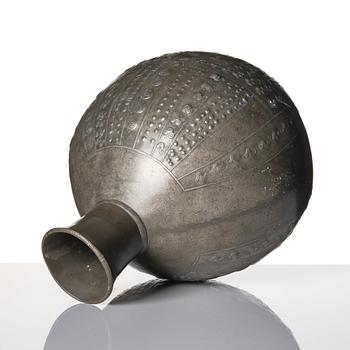 Estrid Ericson, an early "Peruanska urnan" (Peruvian urn) pewter vase model "A 157", Firma Svenskt Tenn, Stockholm 1930.