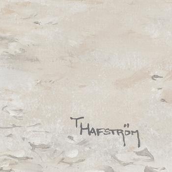THOMAS HAFSTRÖM, acryl på duk. Sign.