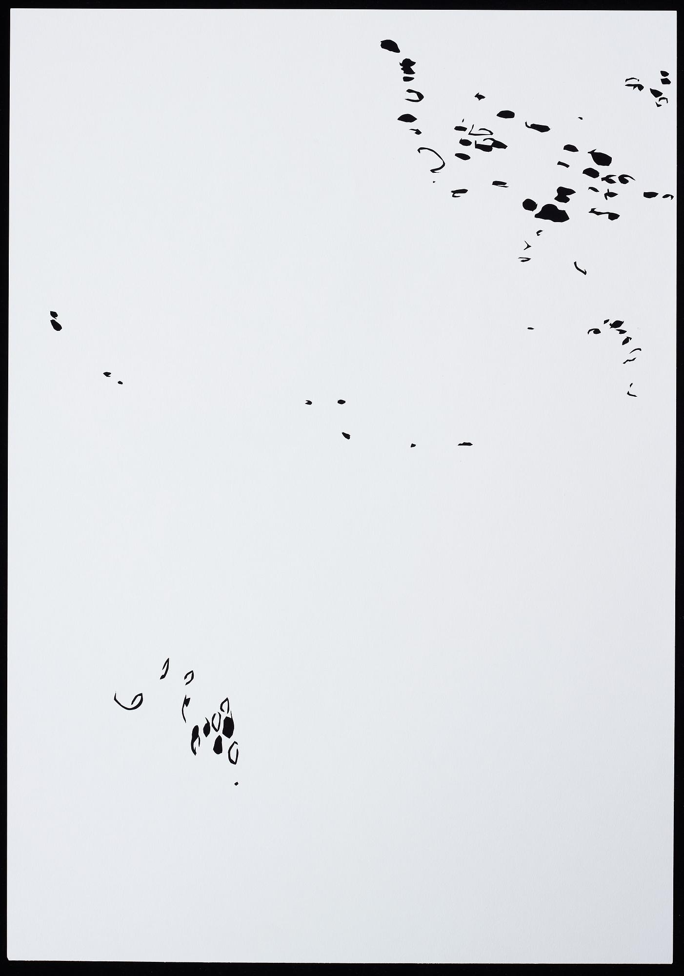 KATHARINA HINSBERG, Signed K. Hinsberg and dated 31.8.2000 RT 60 Quenado - Socorro. Perforated paper.
