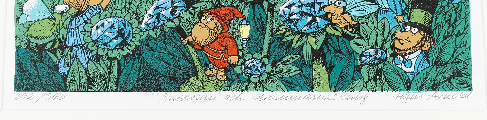 HANS ARNOLD, litografi, signerad och numrerad 292/360.