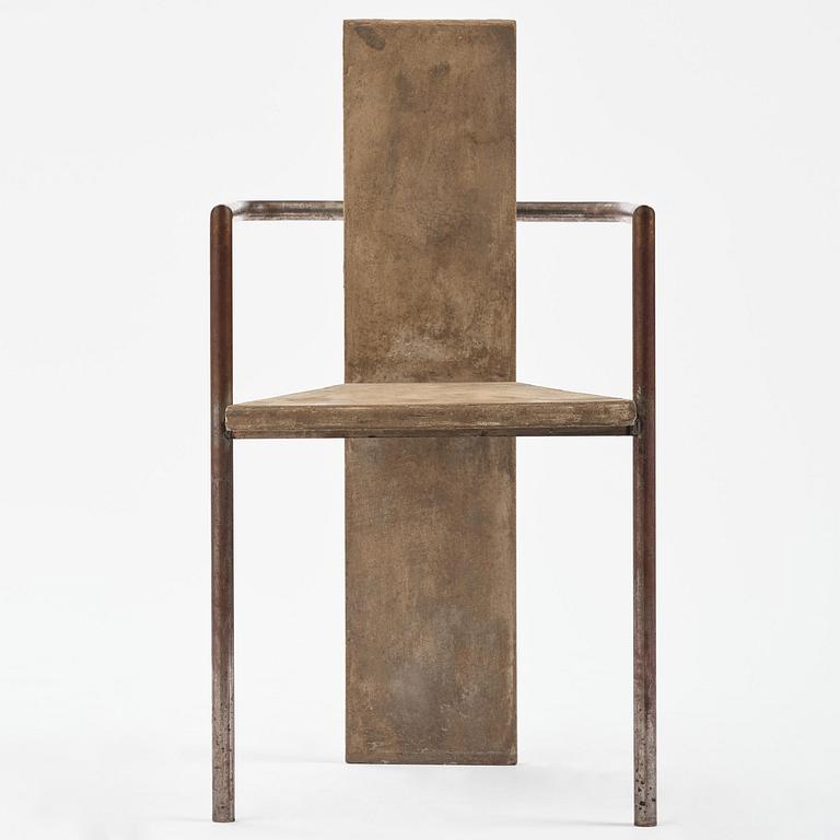 Jonas Bohlin, karmstol, "Concrete", provex, Källemo, Värnamo, efter 1981.