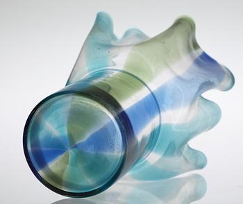 A Timo Sarpaneva 'Blossom' glass vase, Venini, Murano, Italy.