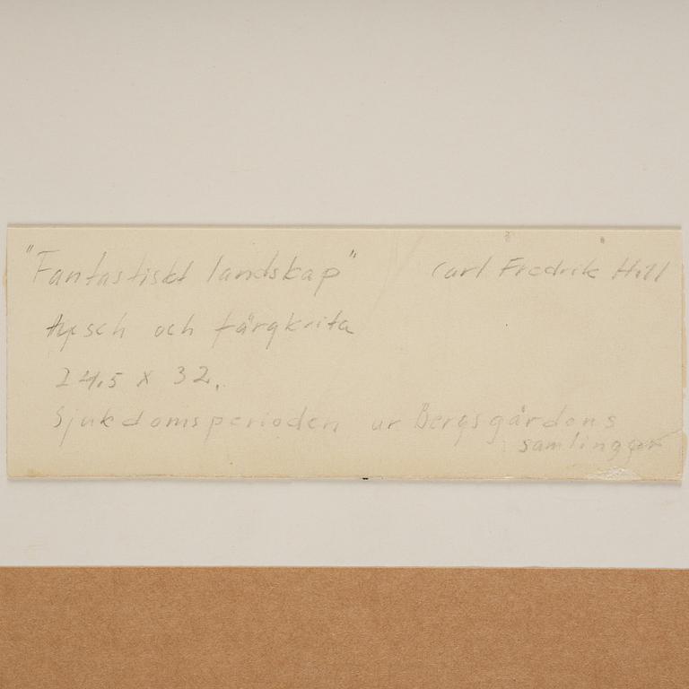 Carl Fredrik Hill, Architectural fantasy.