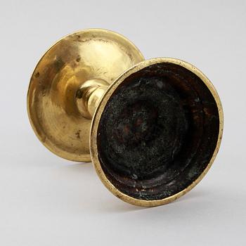 LJUSSTAKE, brons, 1600-tal.