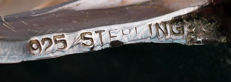 LJUSSTAKAR, 1 par, sterlingsilver, 1900-tal.