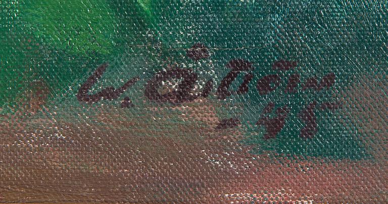 Werner Åström, The courtyard.