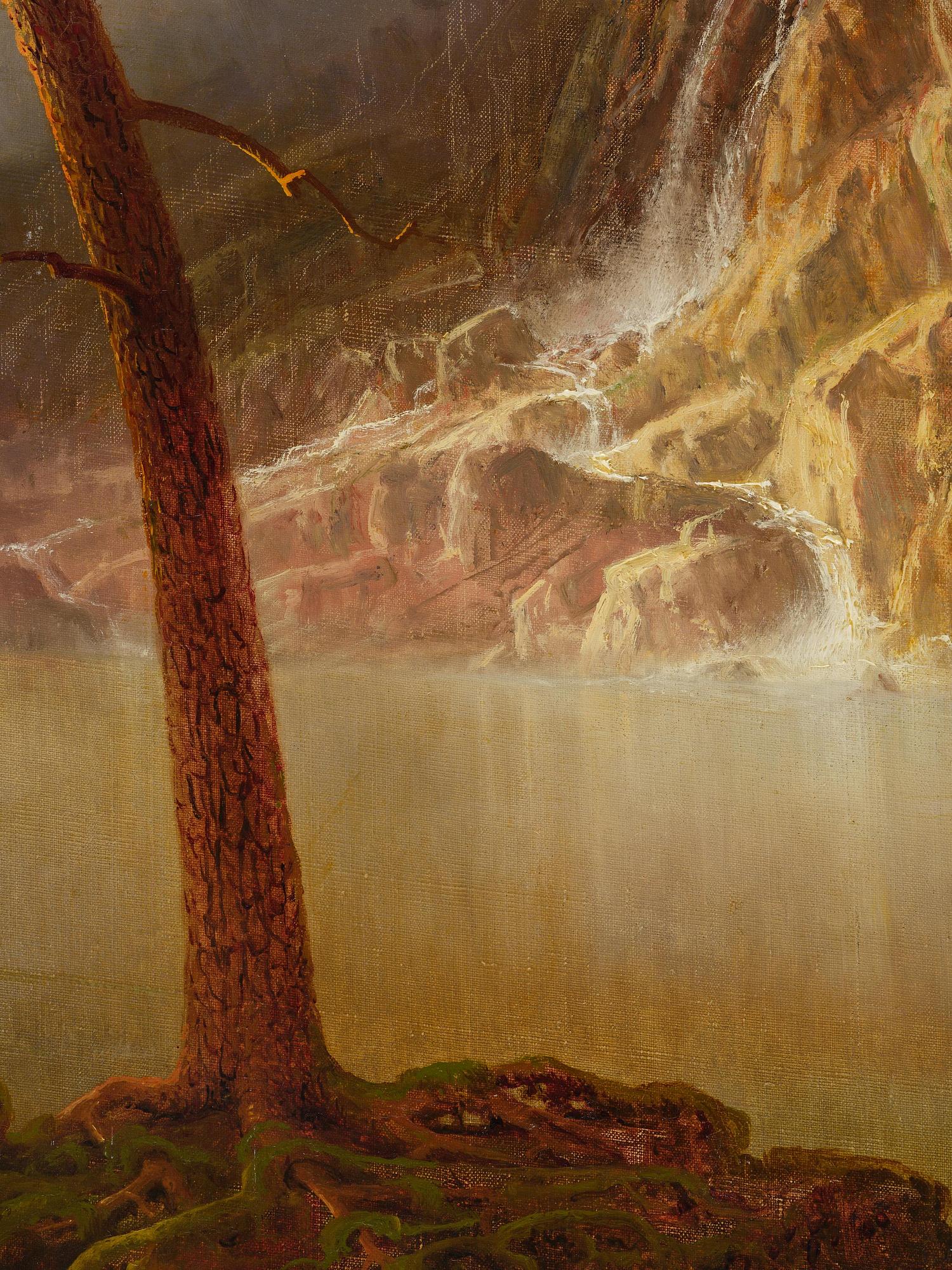 Marcus Larsson, ”Norskt landskap” (Norwegian landscape).
