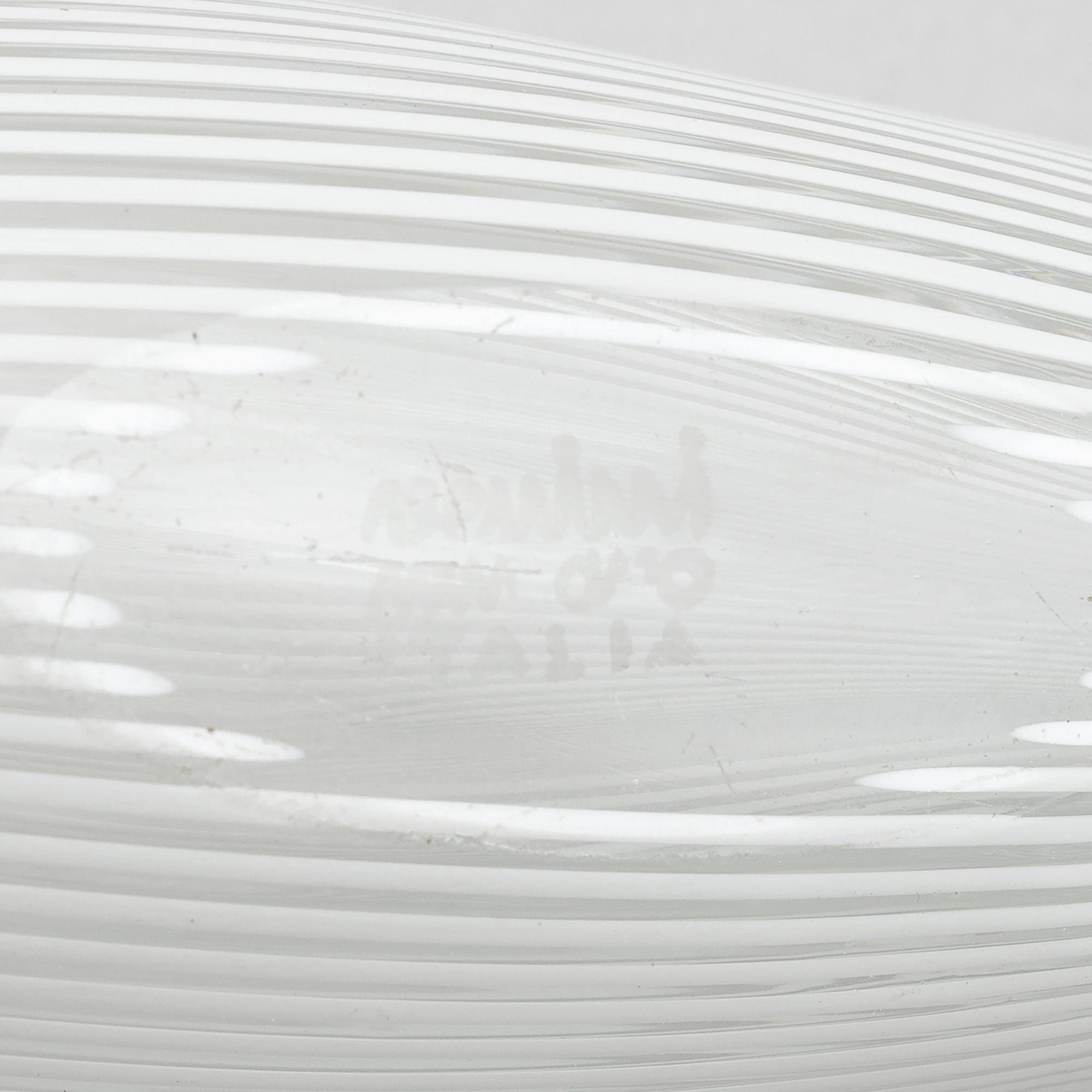 Fulvio Bianconi, a glass 'Rondine' bird figurine, Venini, Murano, Italy.