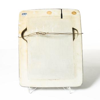 Lisa Larson, mirror from "Harlequin", Gustavsberg, 1960.