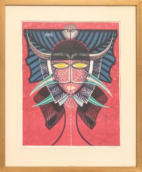 Max Walter Svanberg,  lithograph signed and numbered 140/250.