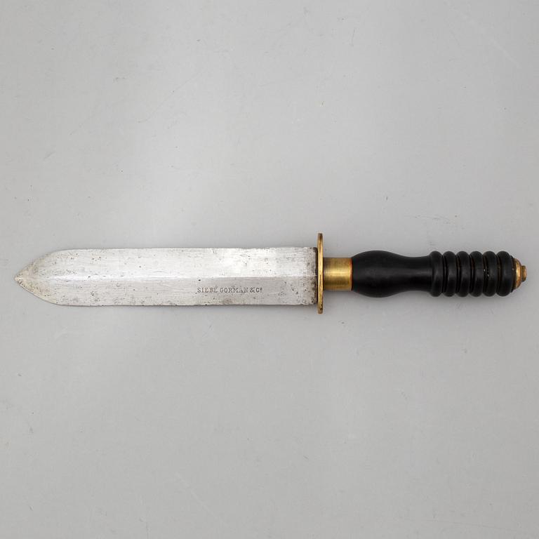 A mid 20th century diving knife by Siebe Gorman & Co.