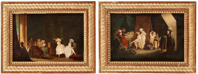Niclas Lafrensen d.y. After, "Le lever des ouvrieres en modes" and "École de danse" (2).