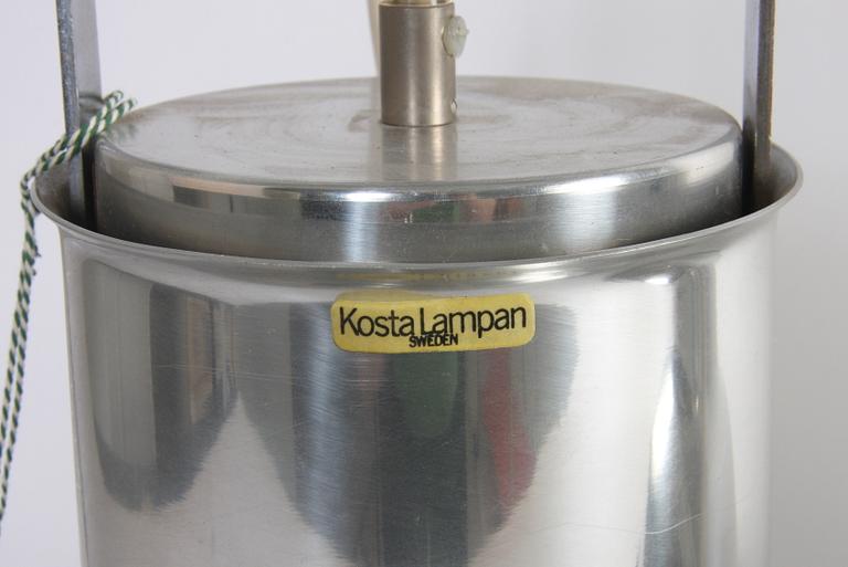 TAKLAMPOR, 2 st, "Kosta Lampan", sweden.