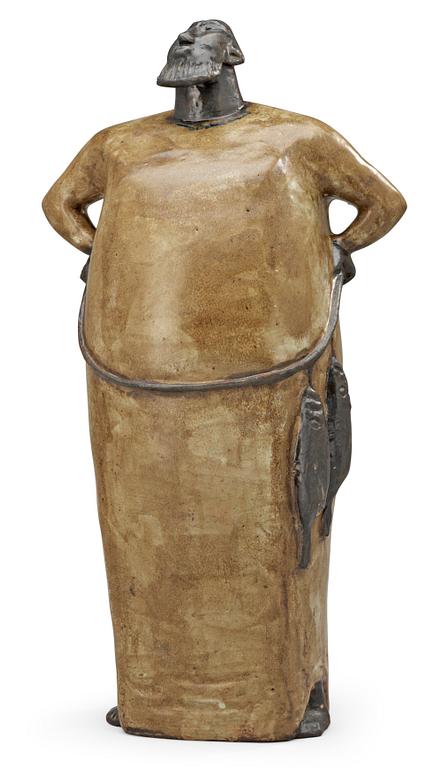 An Åke Holm stoneware sculpture, Höganäs 1950's.