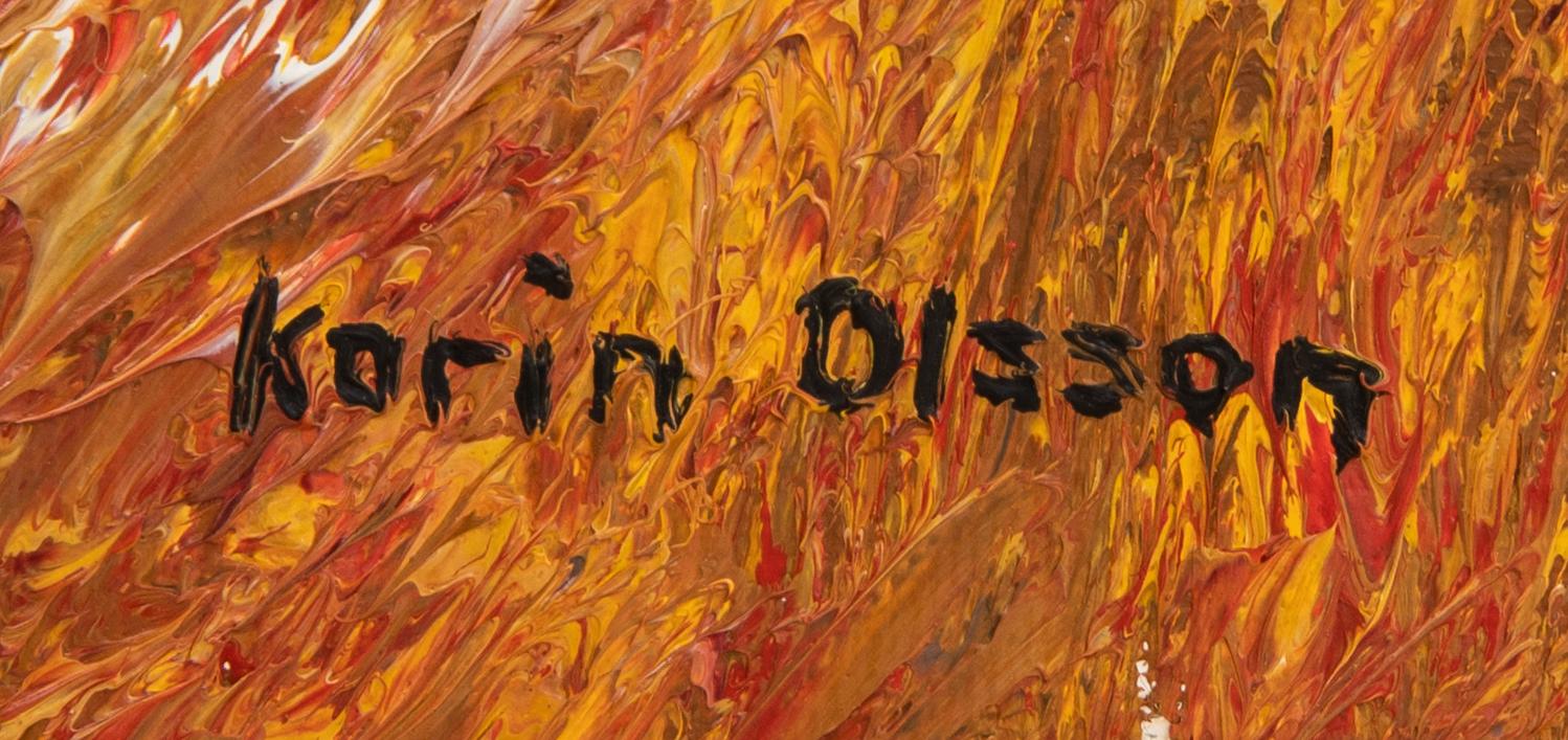 Karin Olsson, olja på duk, signerad,