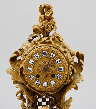 BORDSUR, Louis XV-stil, troligen Frères Raingo, Paris, 1800-talets andra hälft.