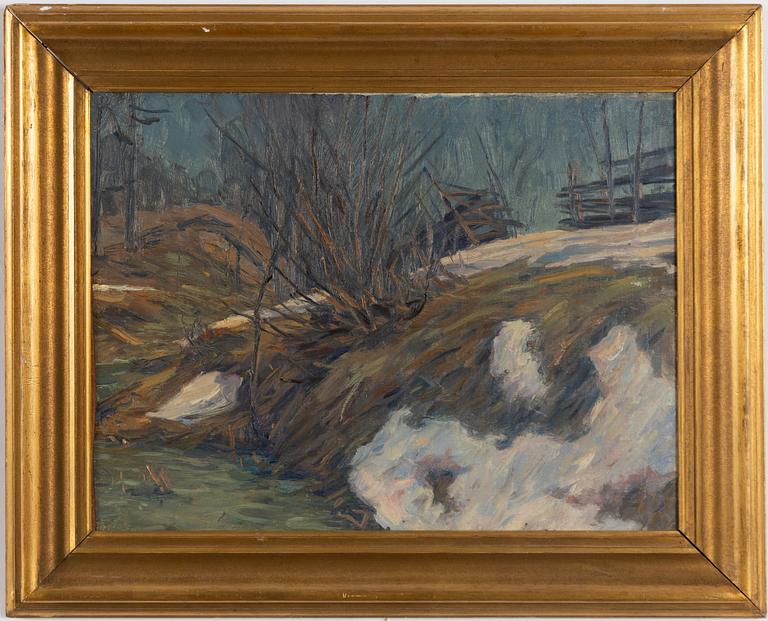 Wilhelm Behm,"Snösmältning".