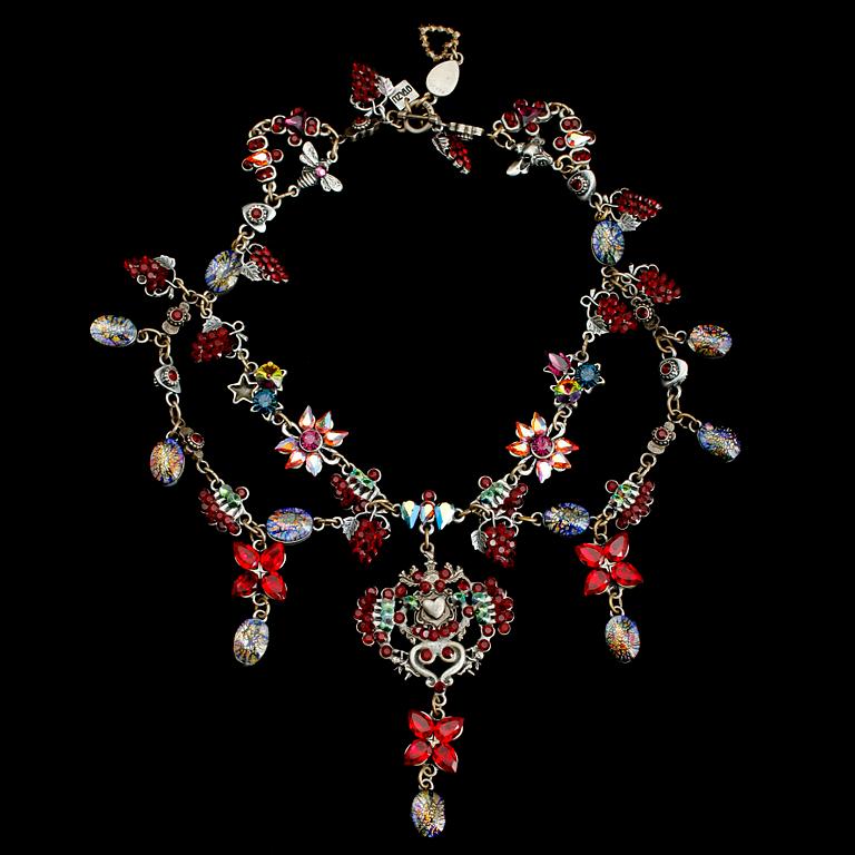 HALSBAND, metall, Otazu, 1900-/2000-tal.