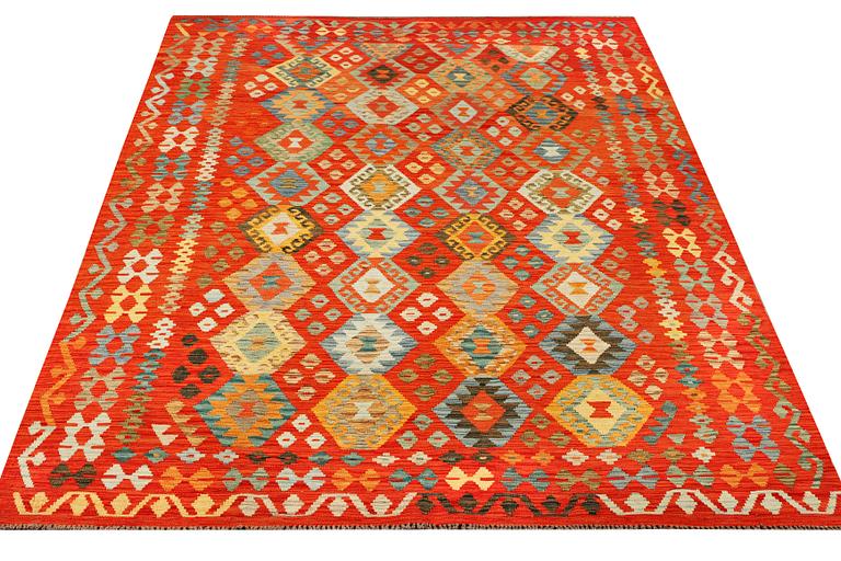 A Kilim carpet, Afghanistan, c. 303 x 206 cm.