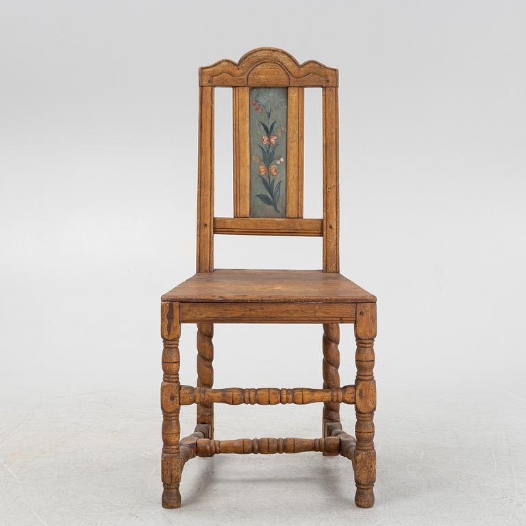 A Swedish Provincial chair, 19th century.