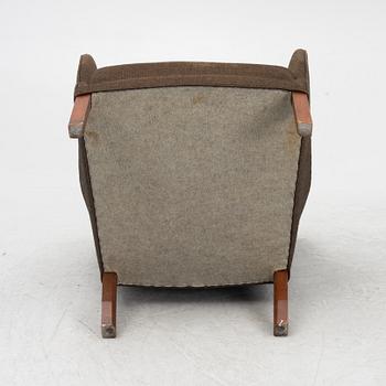 Ejner Larsen, a Danish armchair, mid 20th century.