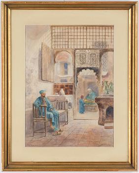 FRANS WILHELM ODELMARK, watercolour, signed.