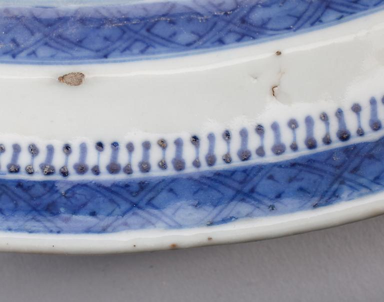 STEKFAT, kompaniporslin, Kina, 1700-/1800-tal.