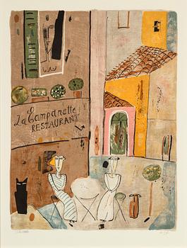 Madeleine Pyk, lithograph in colours, 1994, signed 3516/5000.