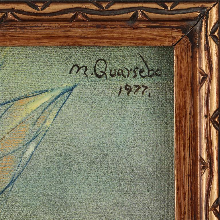 MICHAEL QVARSEBO, olja på duk, signerad och daterad 1977.