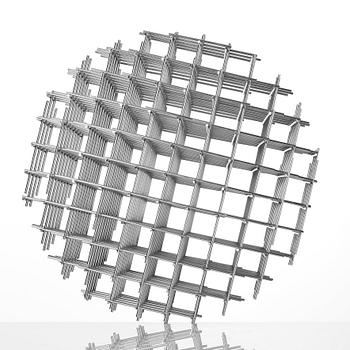 Francois Morellet, "Sphère-trames".