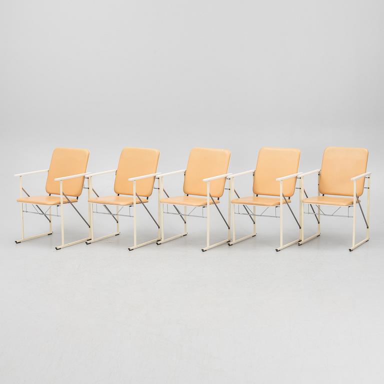 Yrjö Kukkapuro, a set of five chairs, Finland.