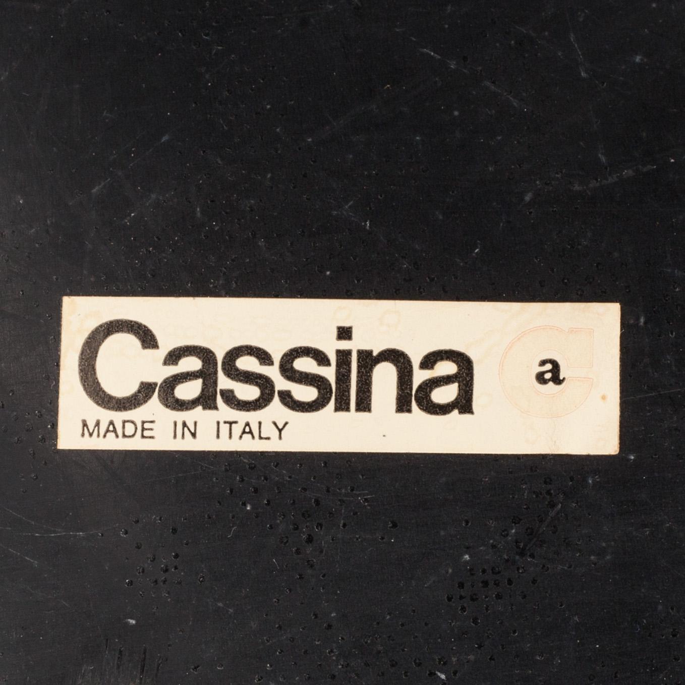 KARMSTOL, "CAB", Mario Bellini, för Cassina, Italien, etikettmärkt.