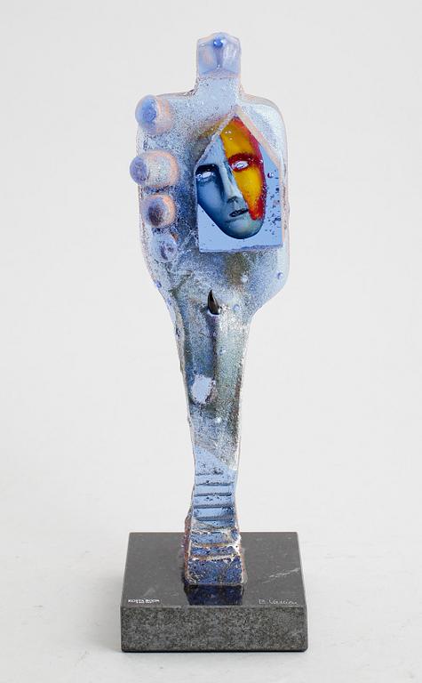 BERTIL VALLIEN, skulptur, glas, Kosta Boda.