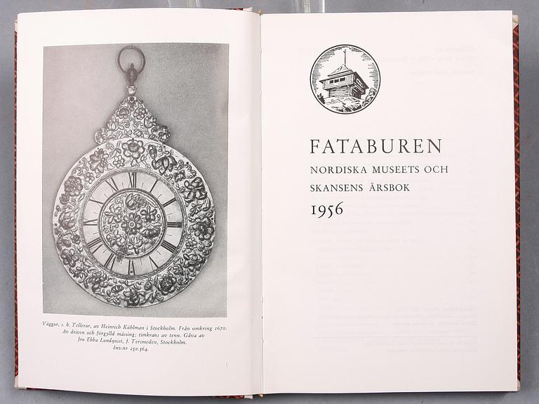 BÖCKER, 17 st, bla "Fataburen", 11 st, 1950-1960-tal.