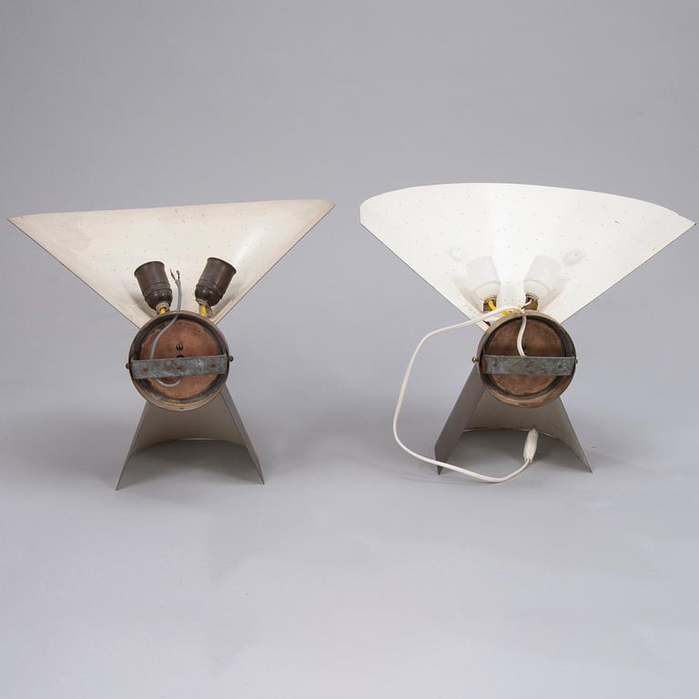 PAAVO TYNELL, A pair of mid-20th century wall lights for Taito Finland.