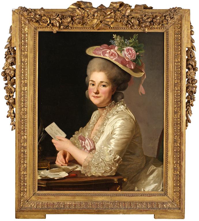 Alexander Roslin, "Marie Emilie Boucher" (född 1740, gift Cuivilliers 1779).