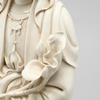 A blanc de chine figurine, Qing dynasty (1644-1912).