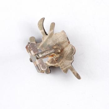 MANSCHETTKNAPPAR, ett par, silver, 1900-talets andra hälft. Vikt 17 g.